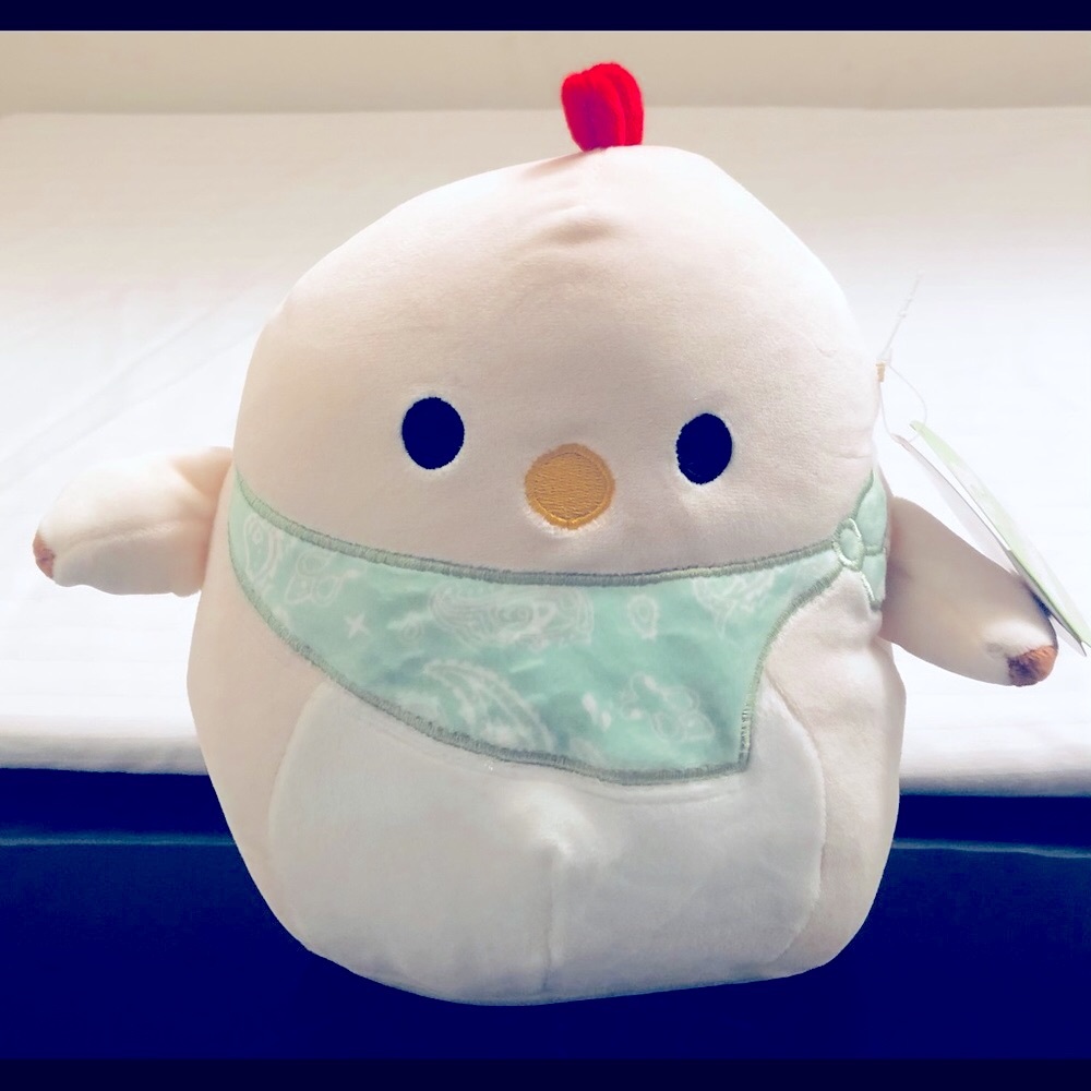 Squishmallow Todd the Roster Chicken w/Ban…
